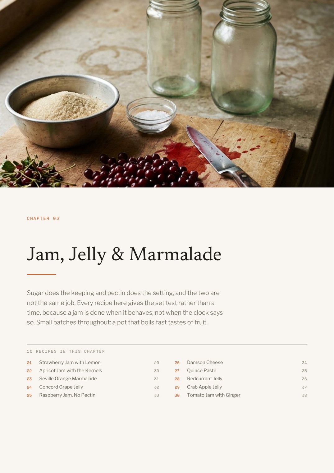 Jar & Crock cookbook interior recipe preview