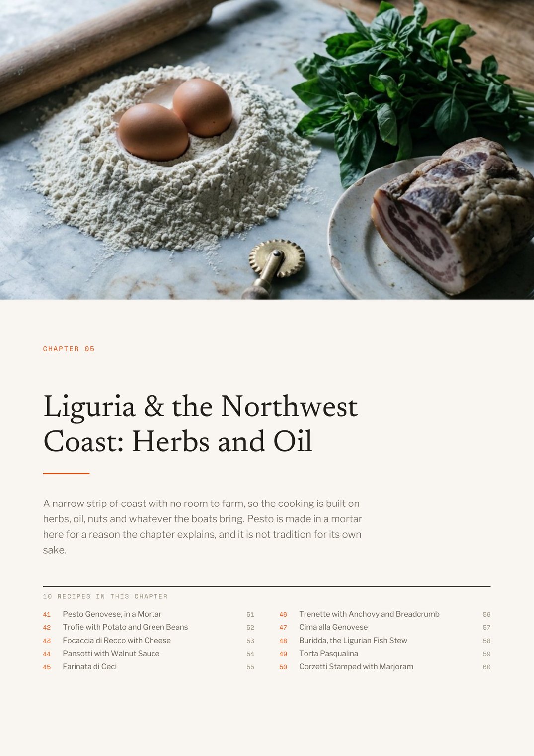 Flour & Water cookbook interior recipe preview