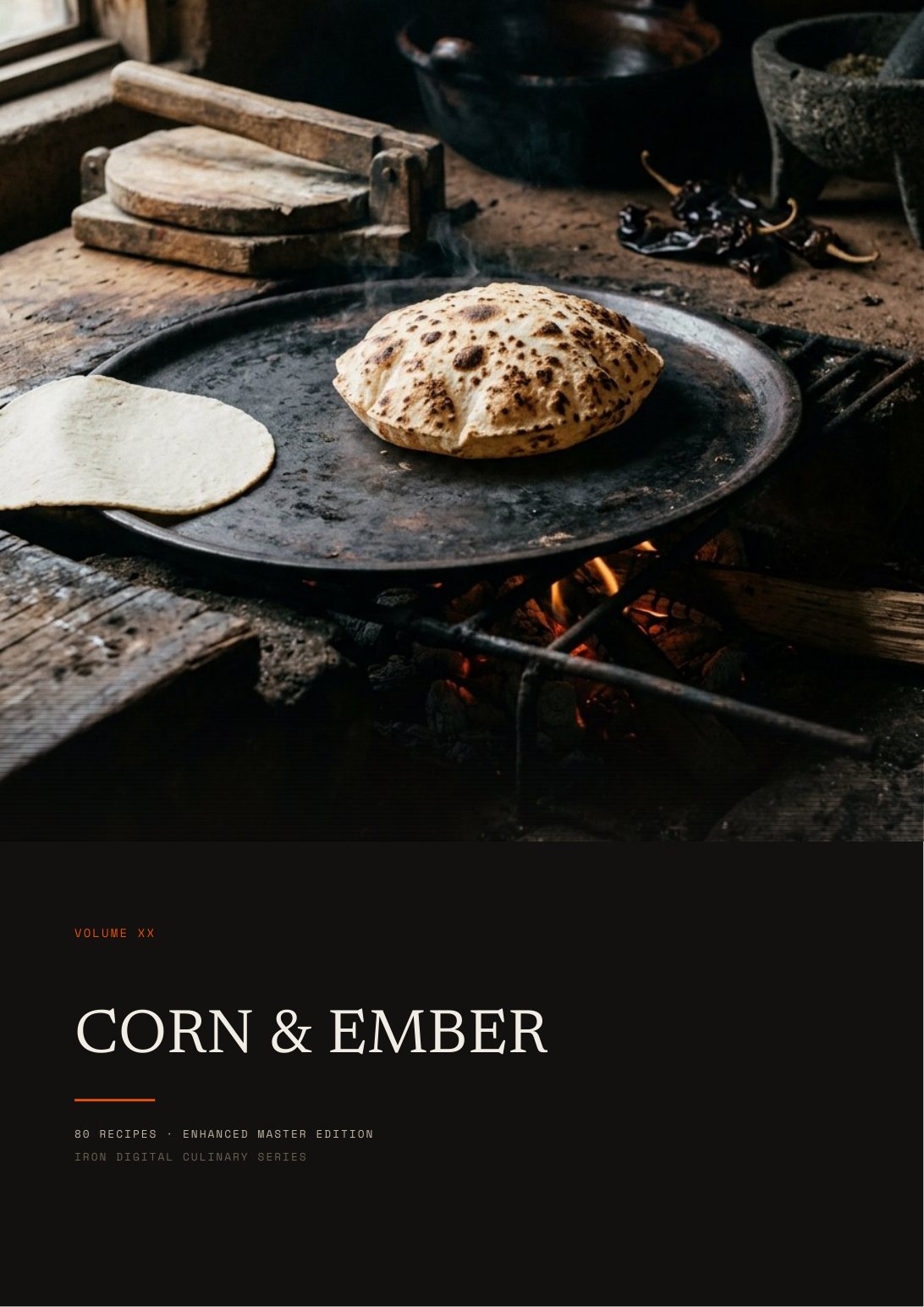 Corn & Ember title page