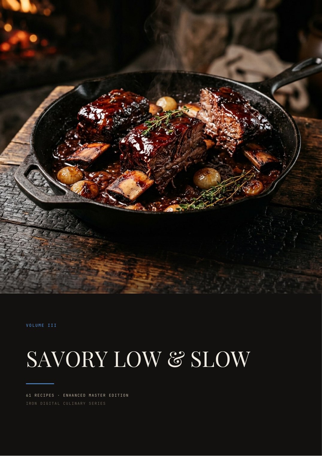 Savory Low & Slow title page