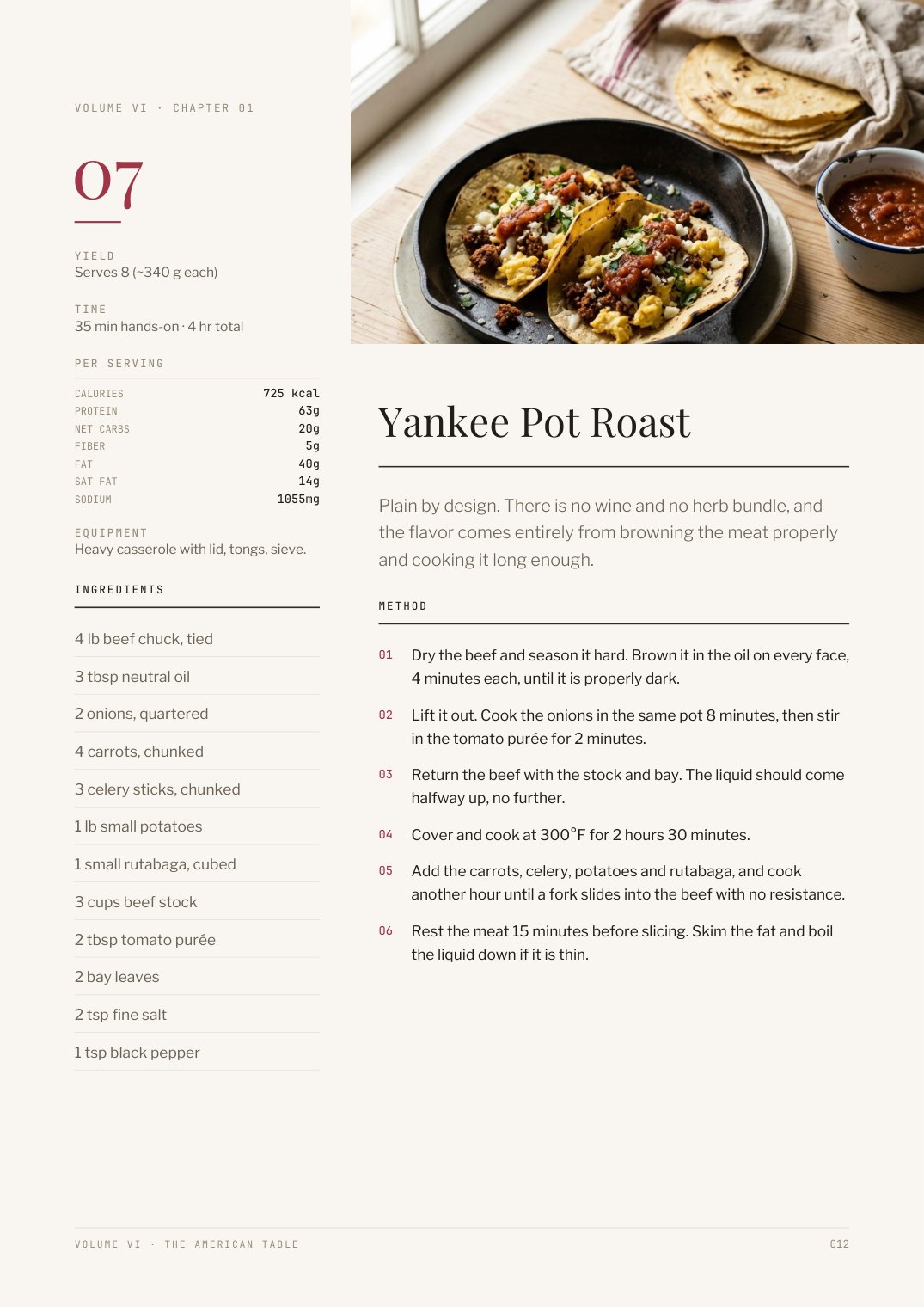 Page 12 of The American Table — Yankee Pot Roast